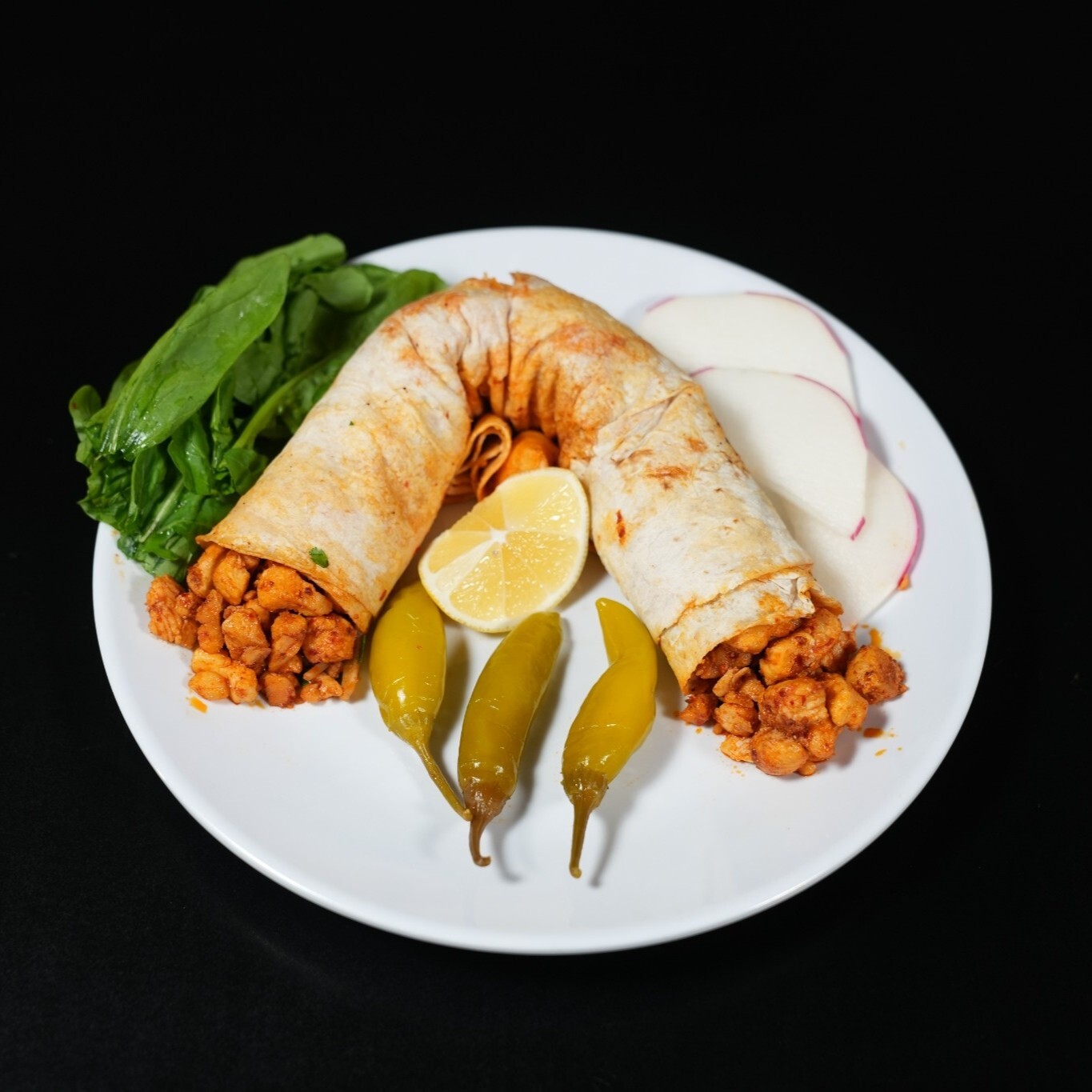 Tavuk Tantuni Dürüm ( 70 gr. Et )