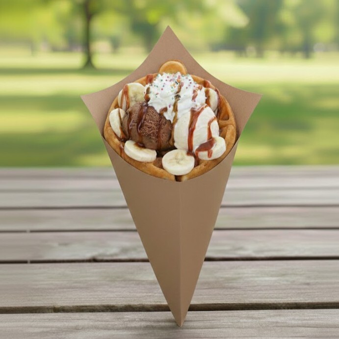 Dondurmalı Bardak Waffle