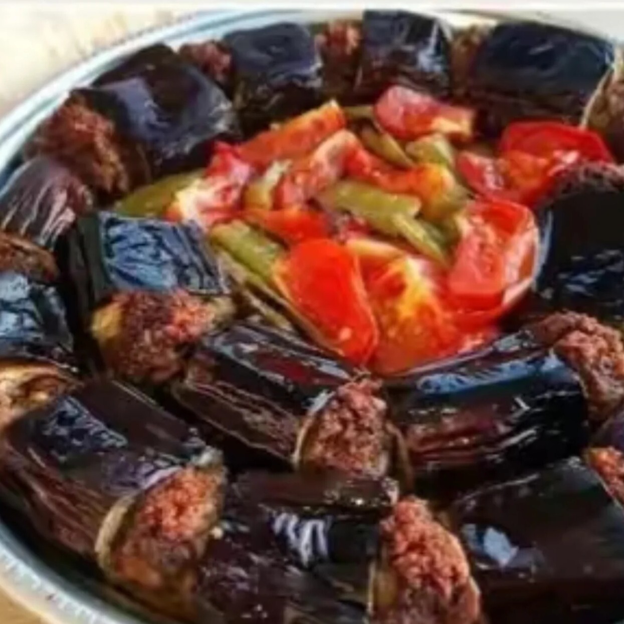 Patlıcan kebabı porsiyon