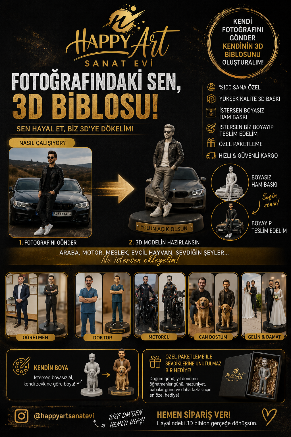 Kendi resmini 3d modelleme