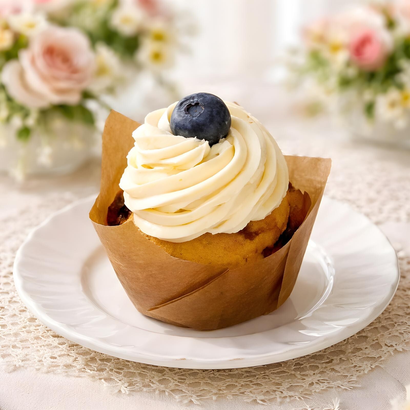 Yaban Mersinli Cupcake