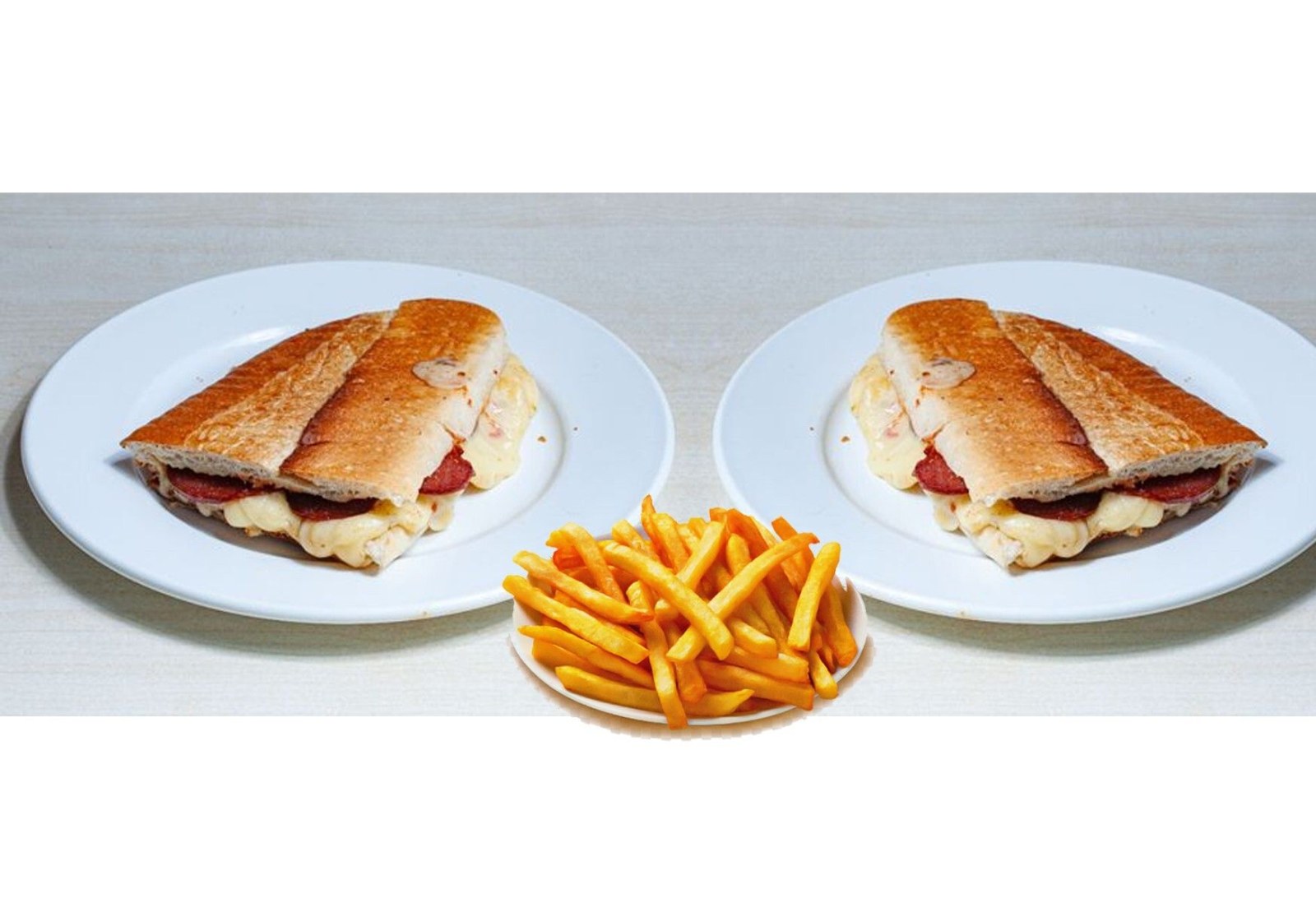 2 Kişilik Ekonomik Karışık Sanayi Tost Menü