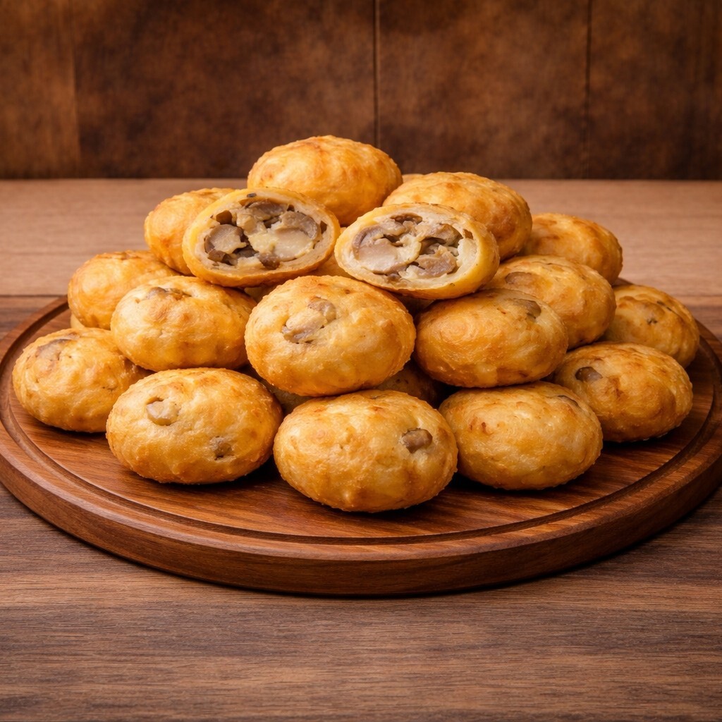 Mantarlı Kaşarlı Pişi (3 Adet)