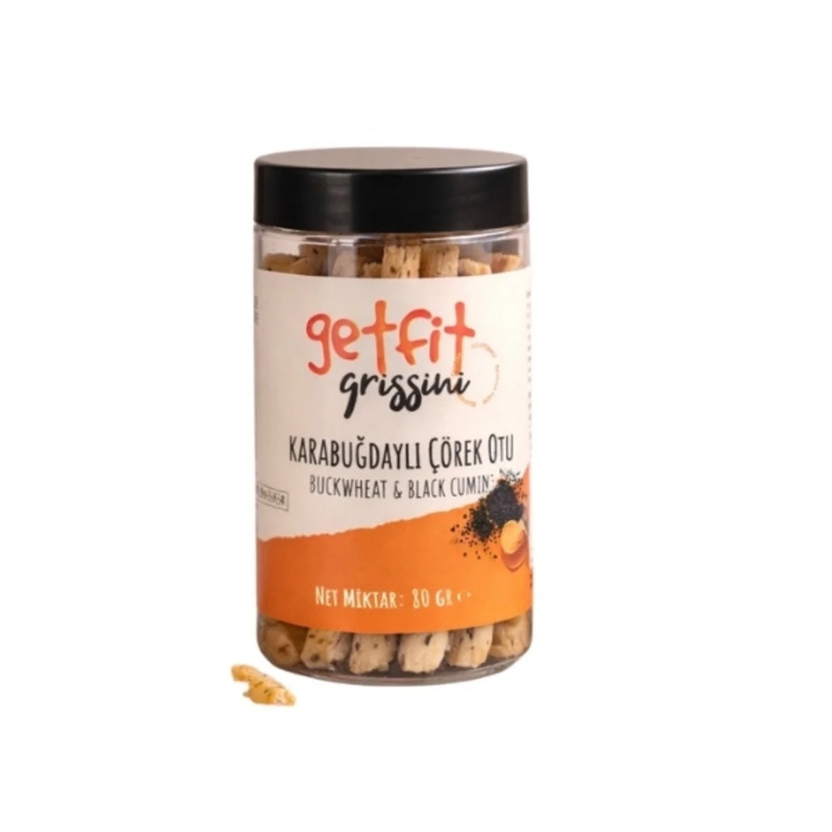 Getfit Karabuğdaylı Çörek Otlu Grissini