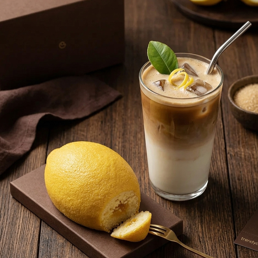 Cedric Grolet Lemon & Ice Coffee Latte