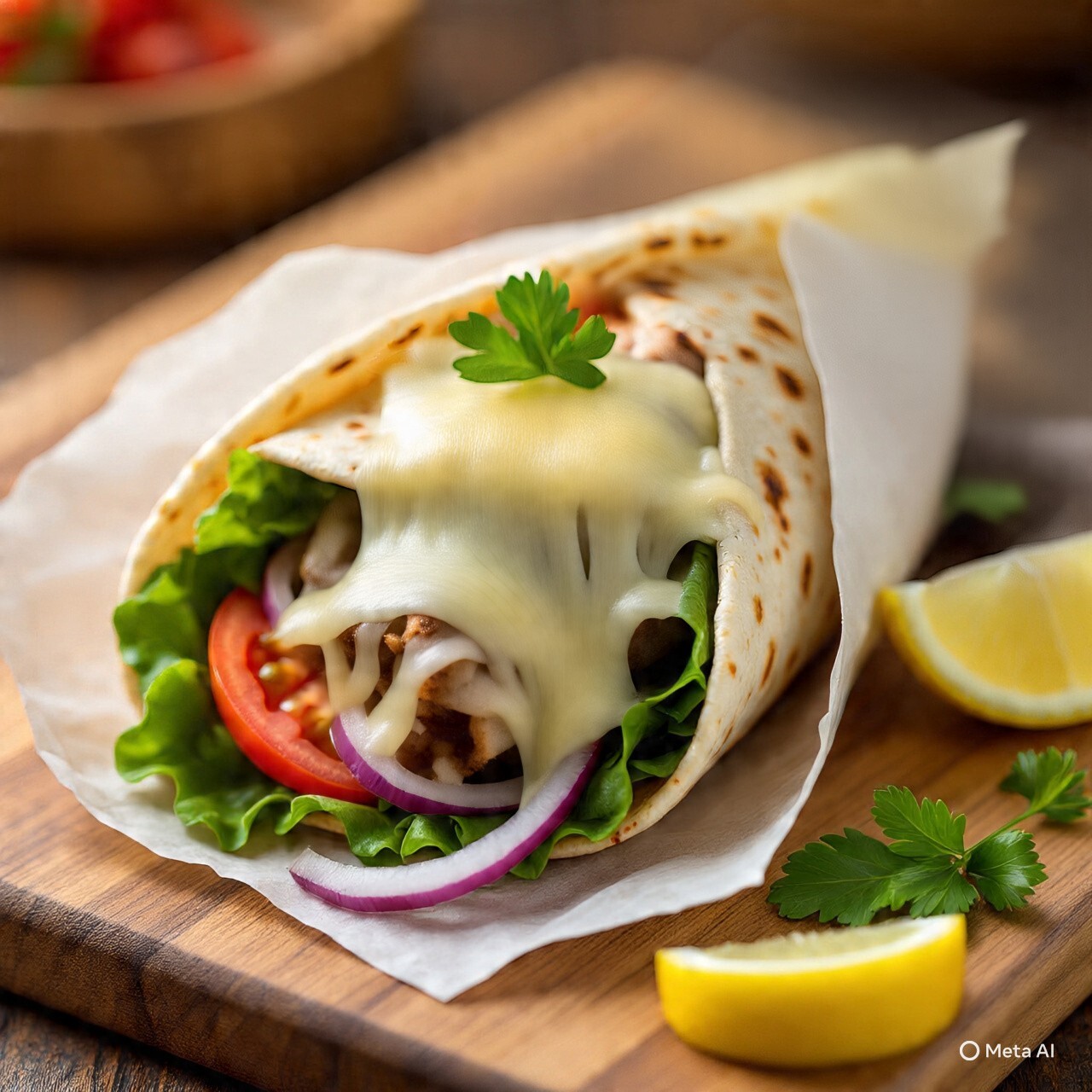 Kaşarlı Et Döner Dürüm