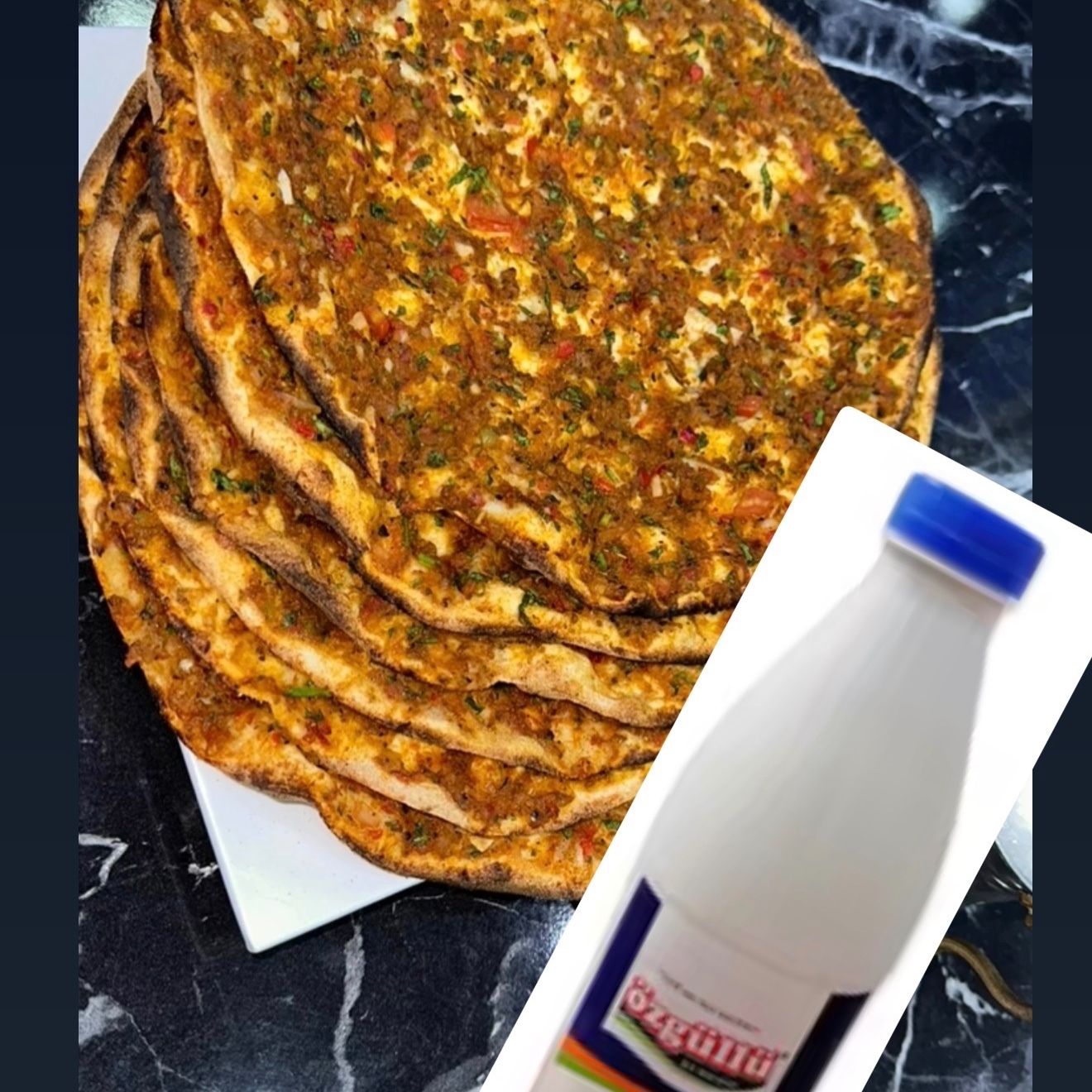 6'lı Lahmacun 1 Lt Ayran