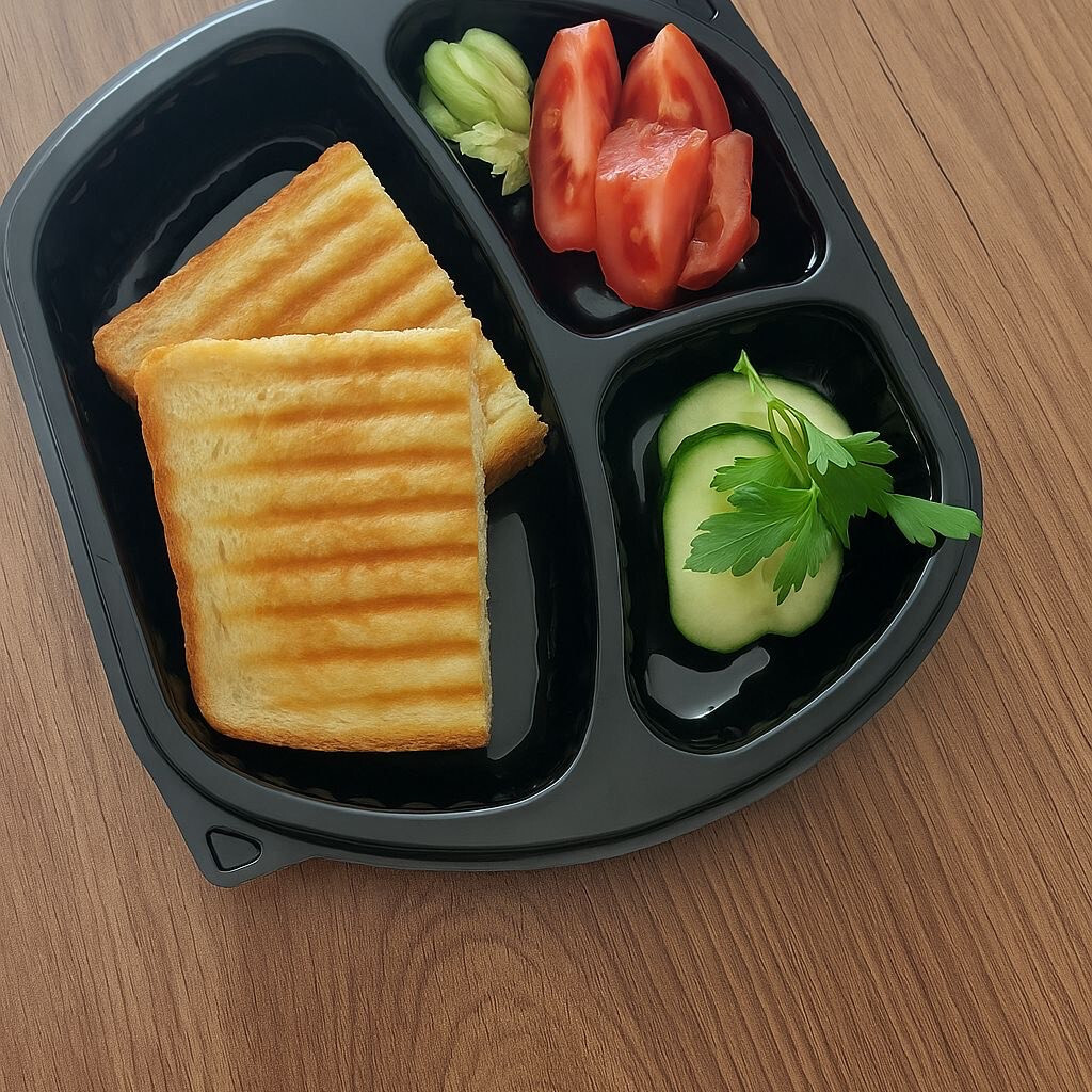 Büyük Kare Kaşarlı Tost