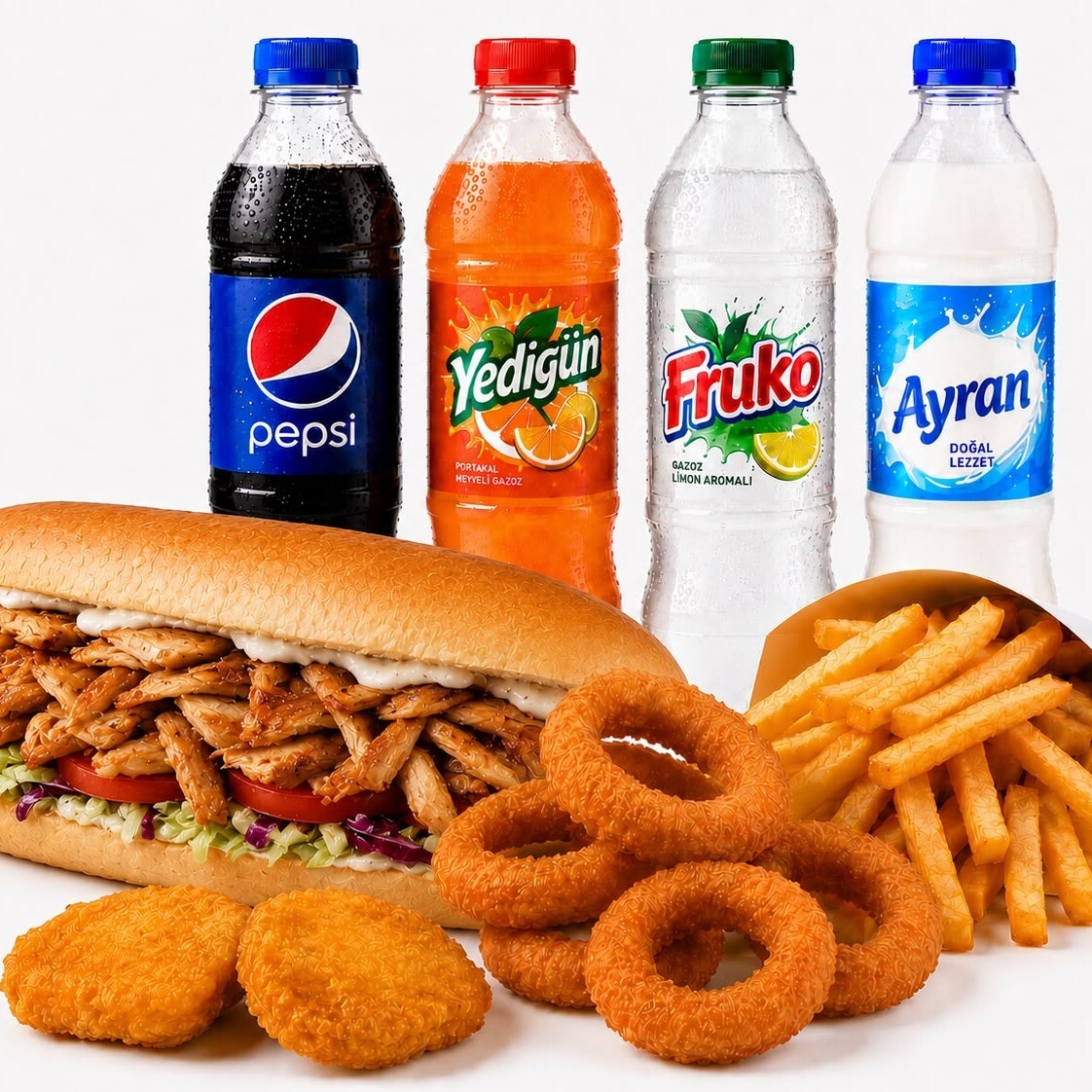 Elibol Tavuk Döner Menü