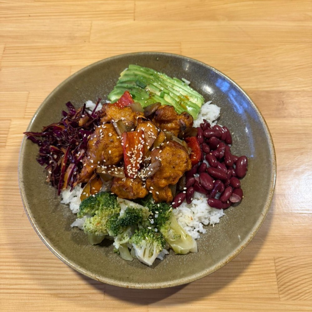 Acılı Mantarlı Chicken Bowl