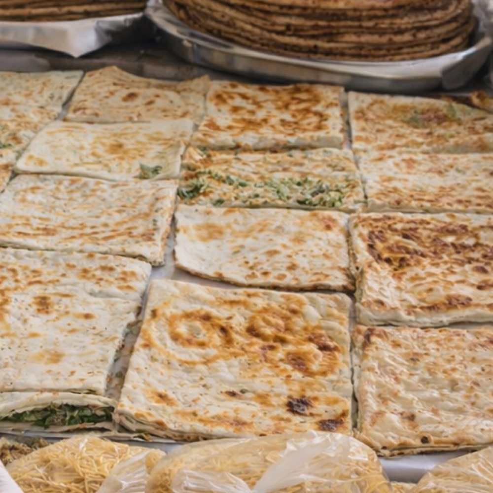 Peynir - Pırasa - Ispanaklı Gözleme