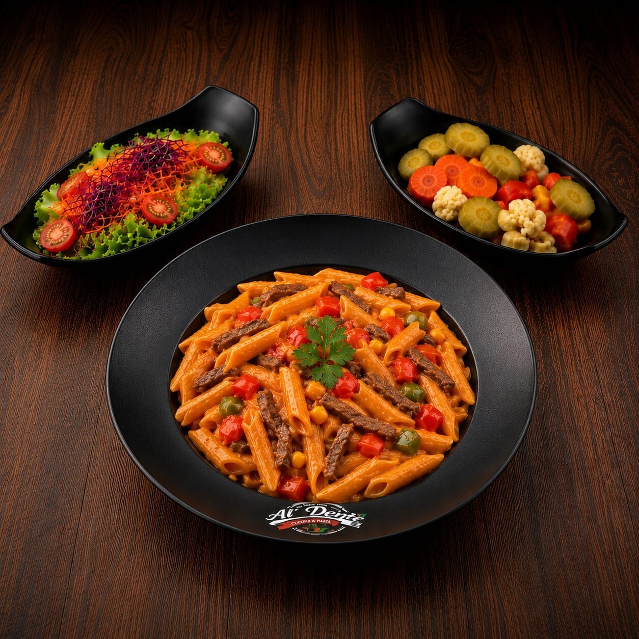 Tatlı Ekşi Soslu Penne