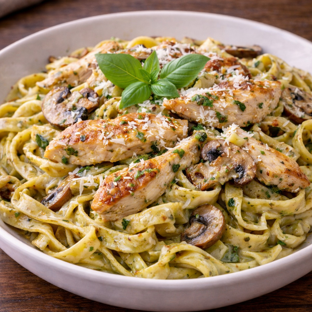 Tavuklu Fettucine