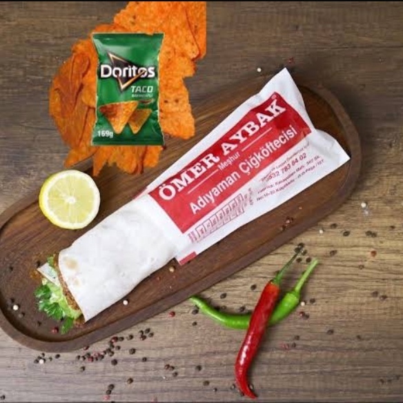 Mega Doritoslu Çiğ Köfte Dürüm