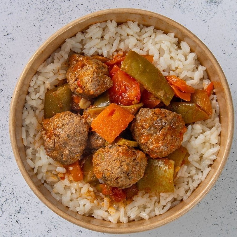Pilav Üstü Sebzeli Köfte Bowl (450 gr)