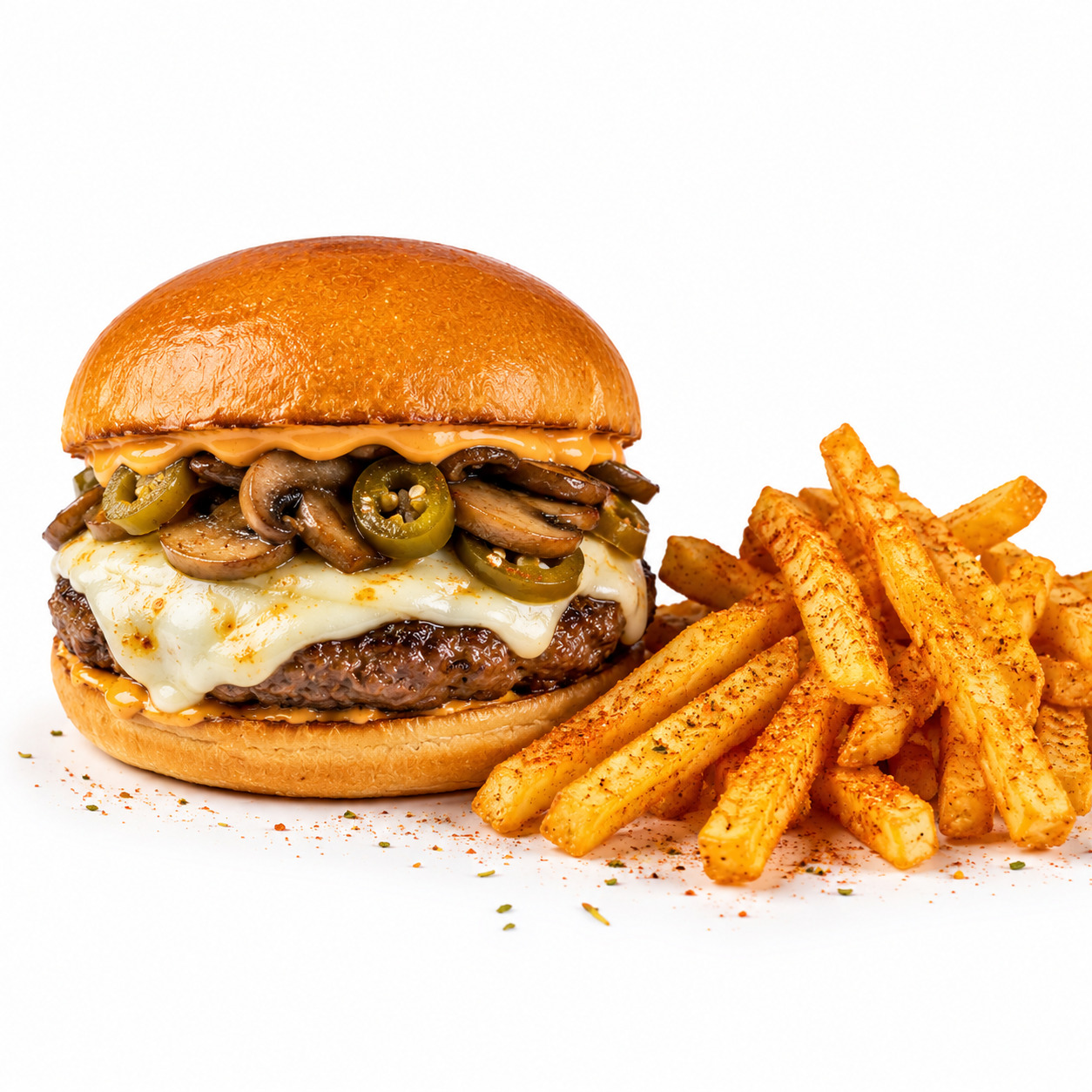 Ateşli Burger Menü
