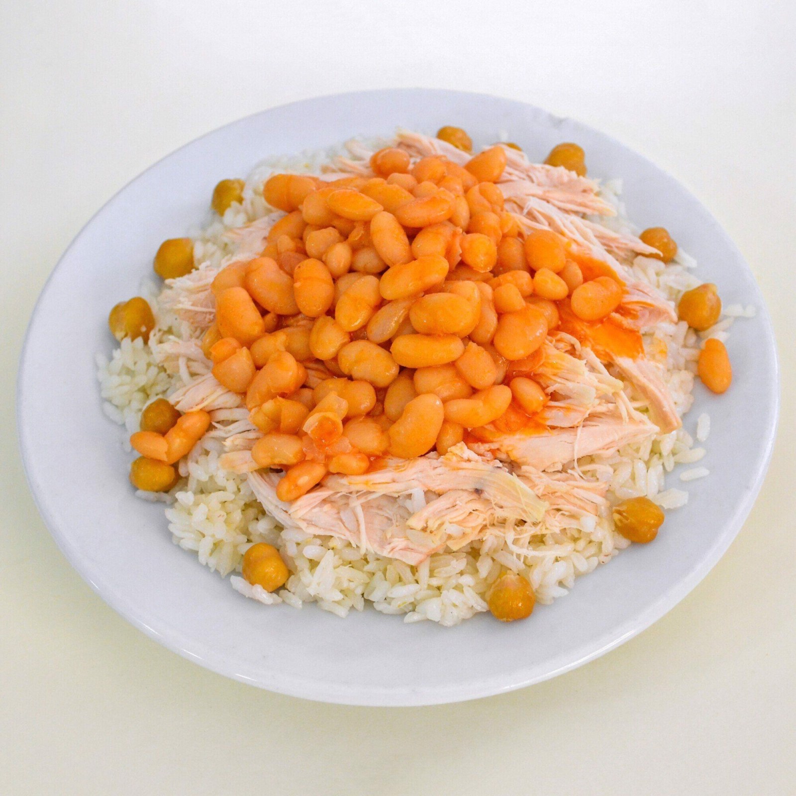 Tavuklu Kuru Fasulyeli Pilav
