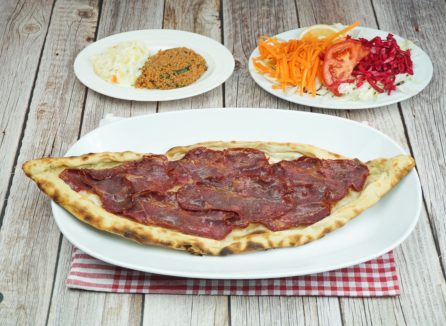Pastırmalı Kaşar Peynirli (Büyük)(Açık)