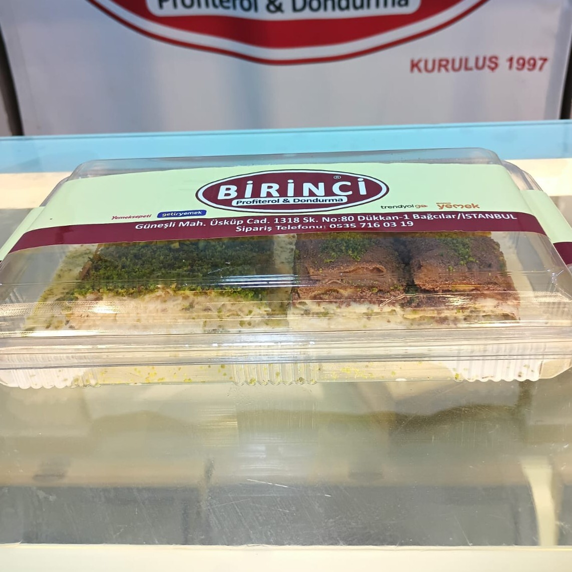Sütlü Kadayıf Antep Fıstıklı & Soğuk Baklava Antep Fıstığı (500 Gr)