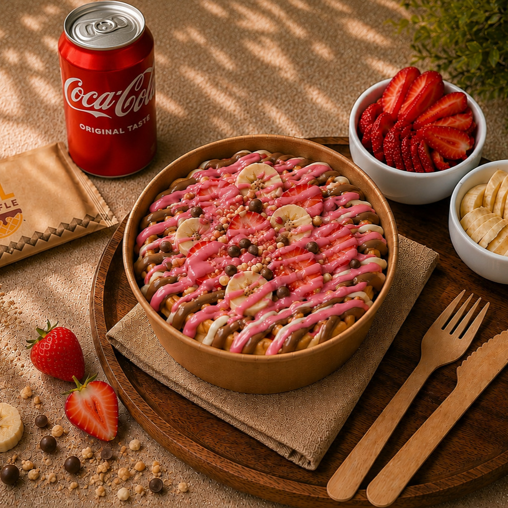 Mil Kova Waffle Frambuaz+Coca Cola Menü