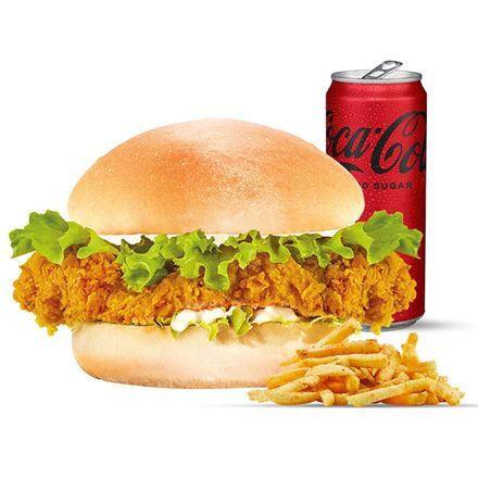 Tenders Burger Menü