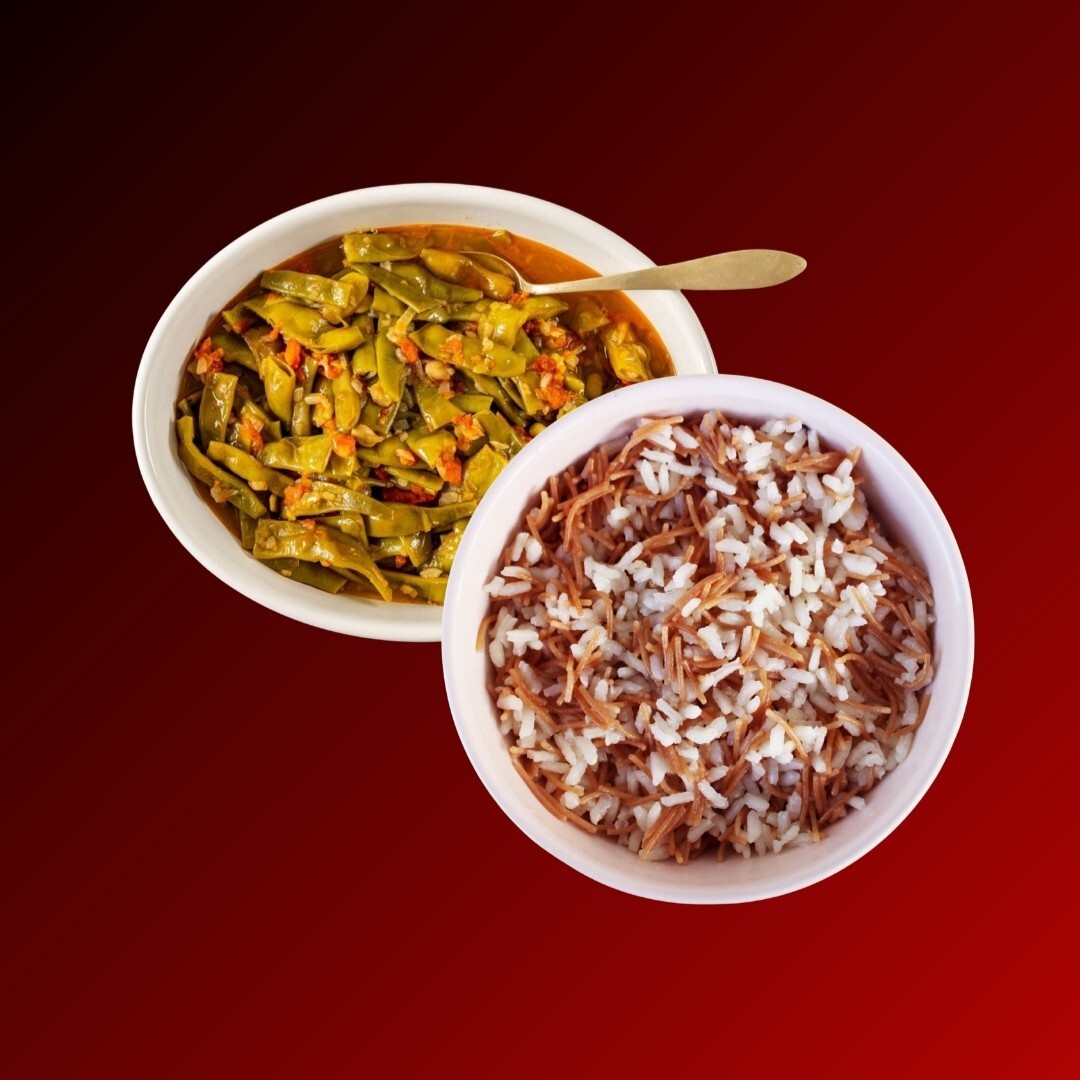 Ege Usulü Taze Fasulye & pirinç Pilavı