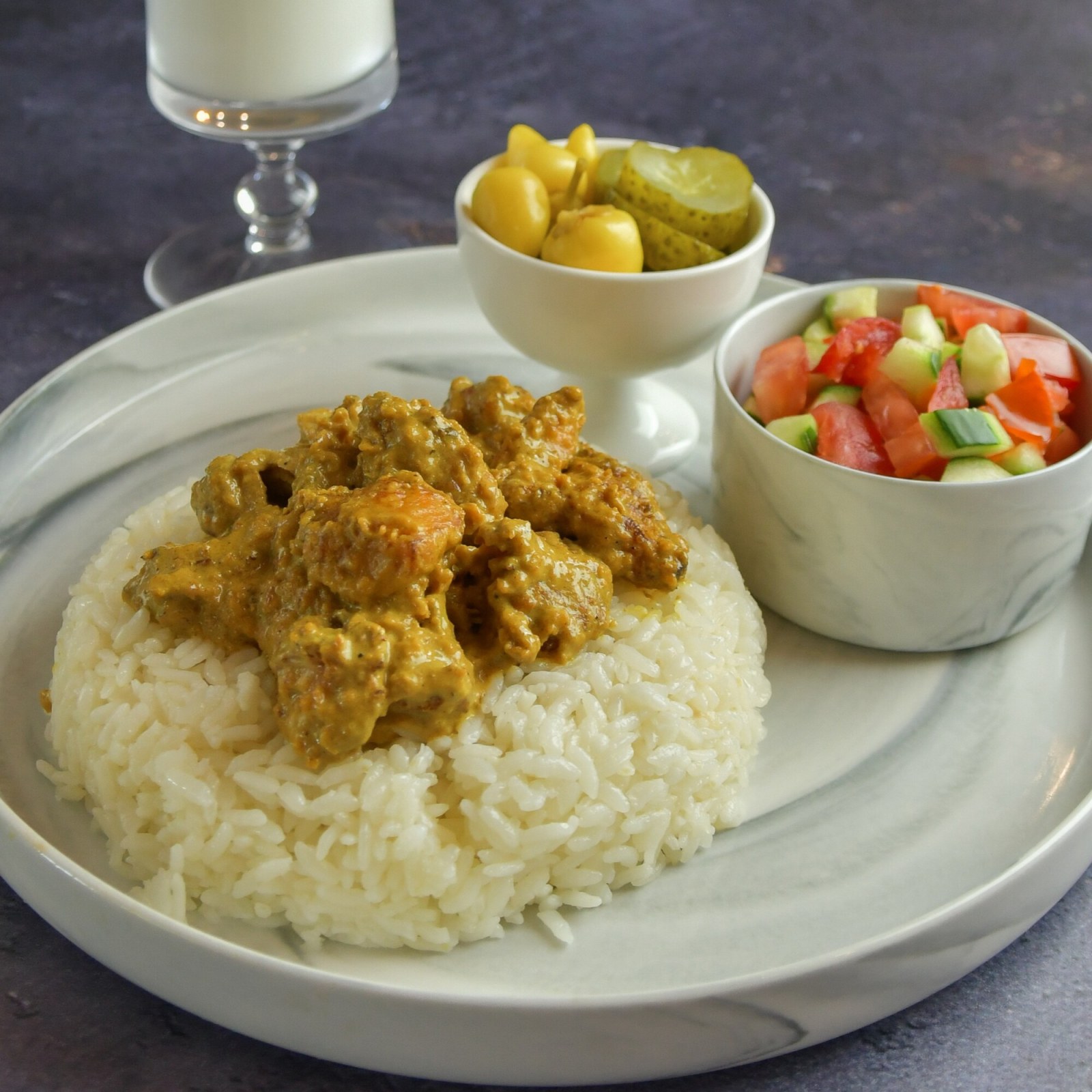 Köri Soslu Tavuk (300 cc)