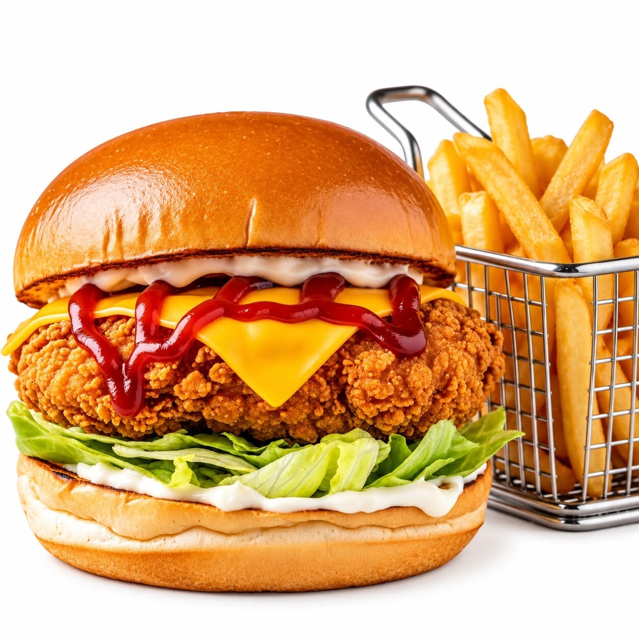Crispy BBQ Burger