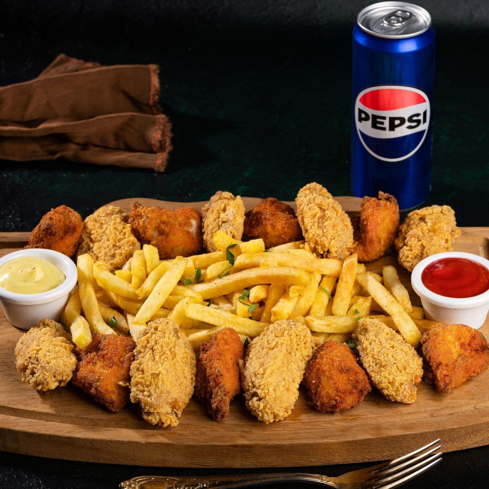 Crispy Wings Menü