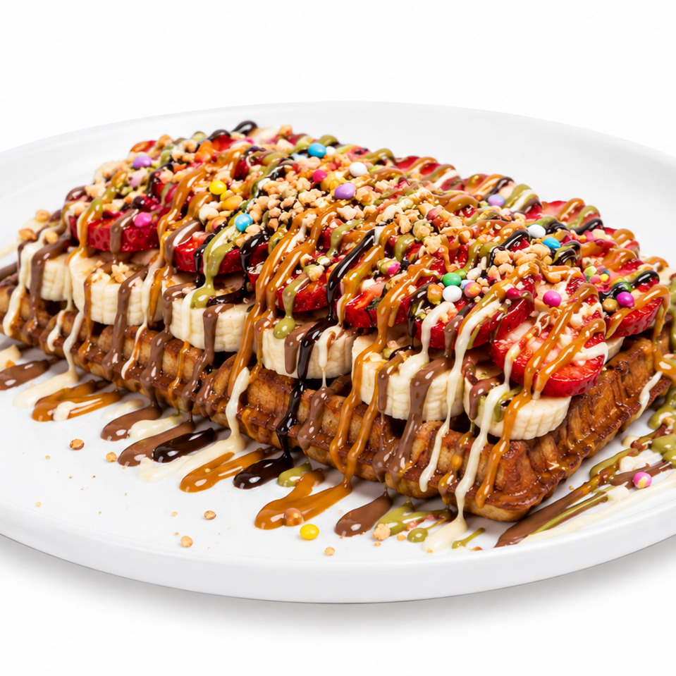Waffle Çikolata Rüyası Porsiyon