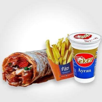Orjinal Hatay Dürüm menü ( Patates+ Ayran)0