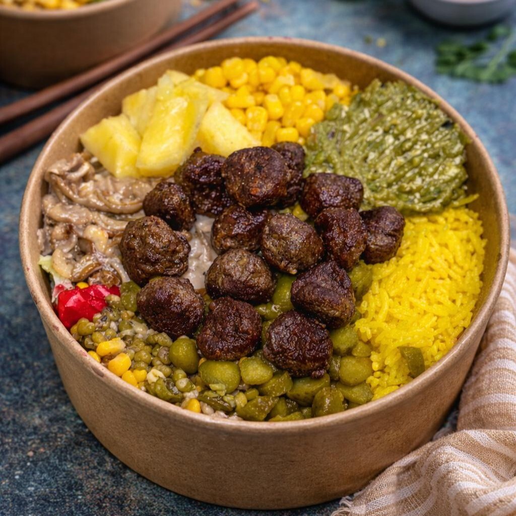 İsveç Köfteli Bowl