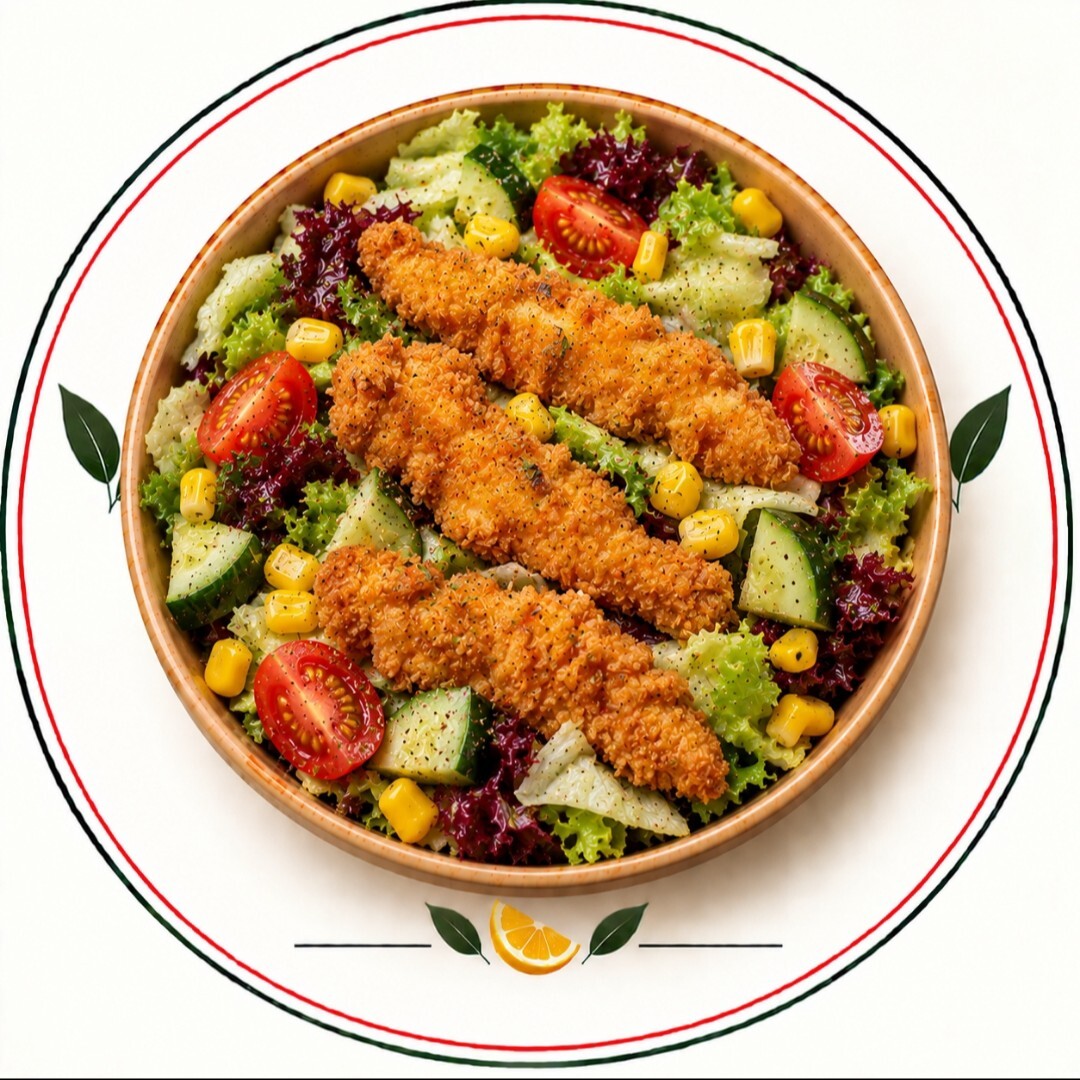 Çıtır Tavuklu Salata