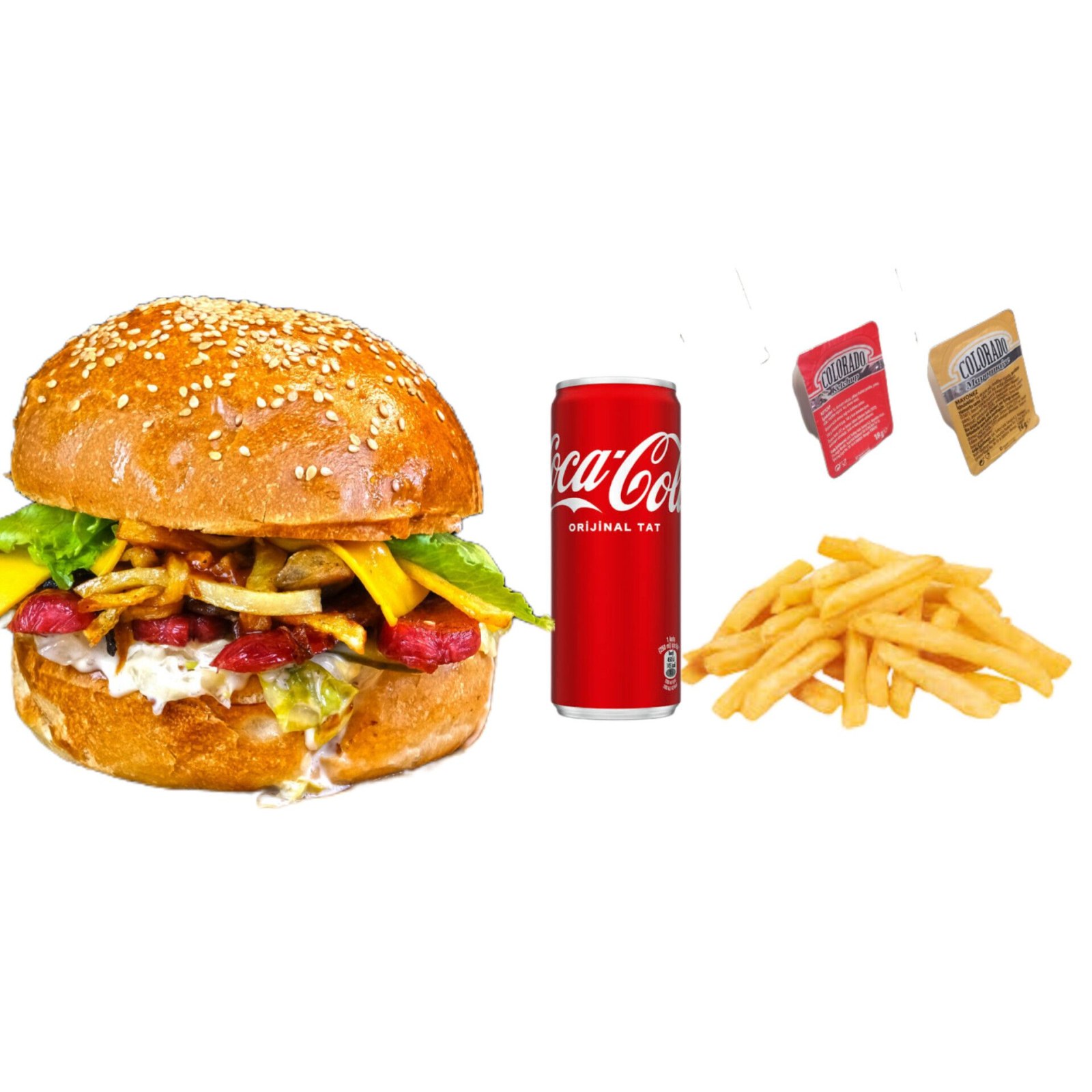 Sousage (Sosis) Burger