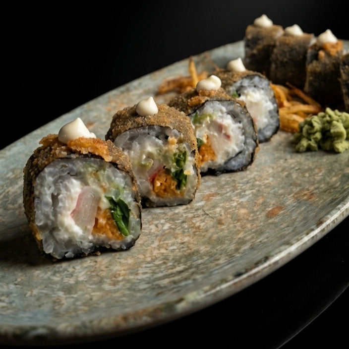 New Green Roll (8 Pcs.) (Pişmiş Rolls)