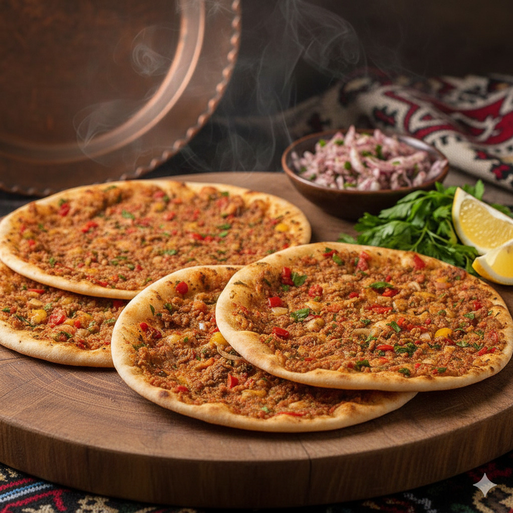 Lahmacun (4 Kişilik Porsiyon)
