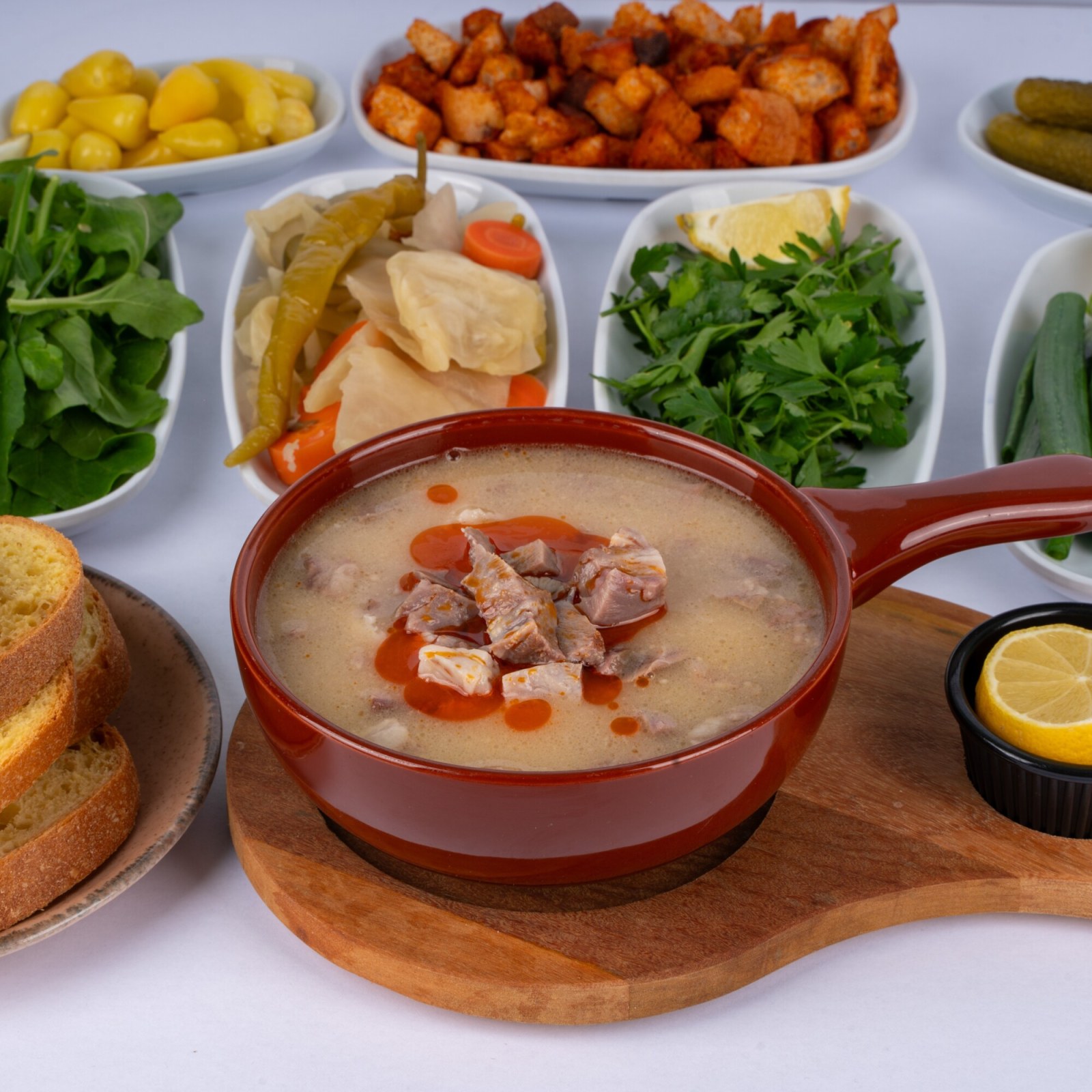 Kelle Paça Çorbası (Kolojenli)