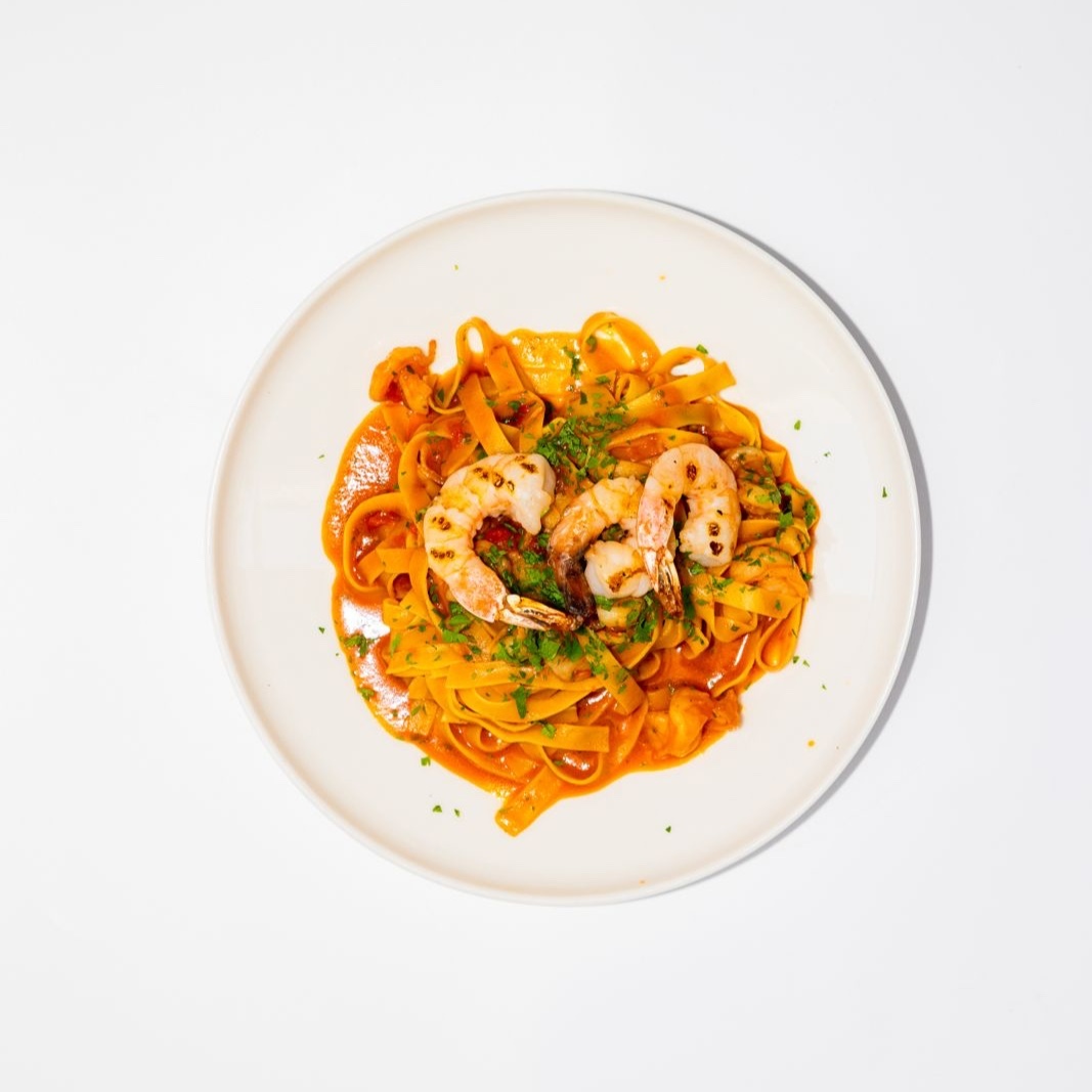 Izgara Karides Fettucini