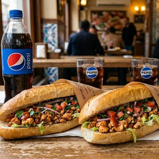 2'li Tavuk Tantuni Ekmek ve 1lt Kola Menü