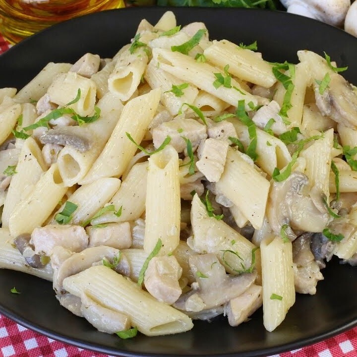 Kremalı&Mantarlı Penne