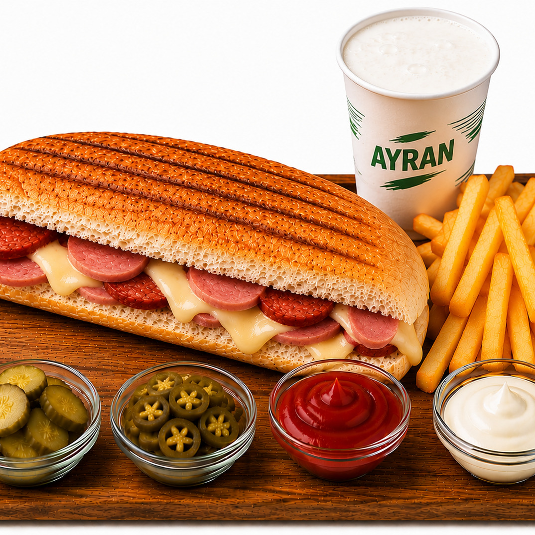 Tam Ekmek Karışık Tost Menü