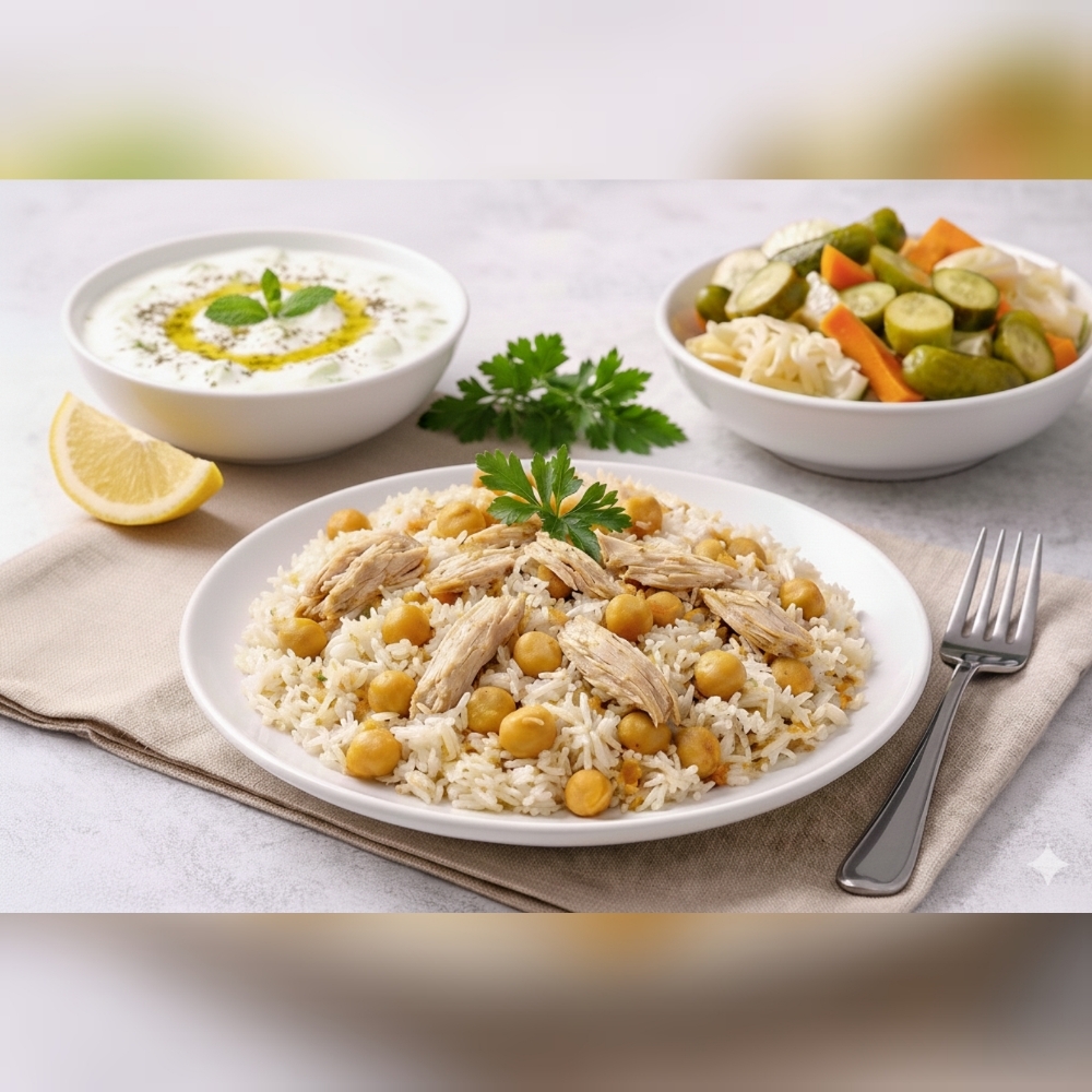 Tavuklu Nohutlu Pilav Menü 9