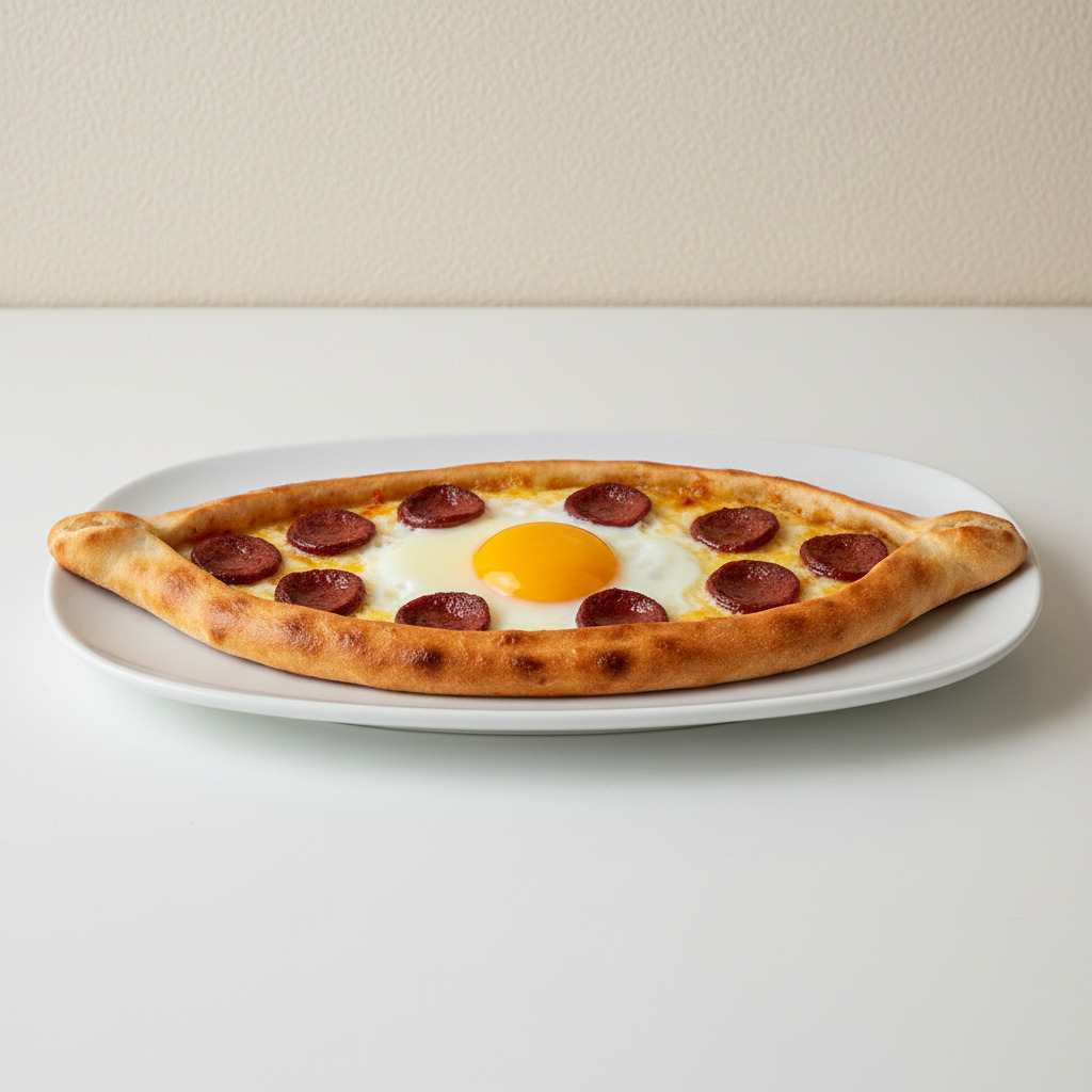Sucuklu Yumurtalı Pide