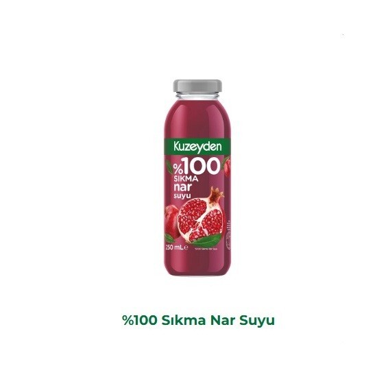 Kuzeyden %100 Sıkma Nar Suyu (250 ml)