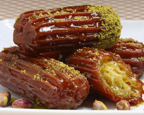 Antep Fıstıklı Tulumba Tatlısı (500 gr.)