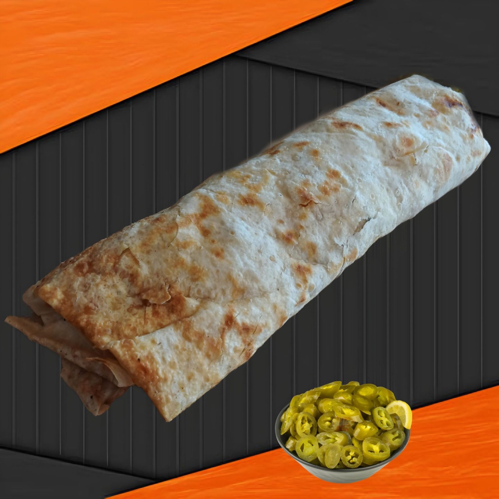 Kaşarlı Yufka Ekmeğinde Tavuk Dürüm (100gr)