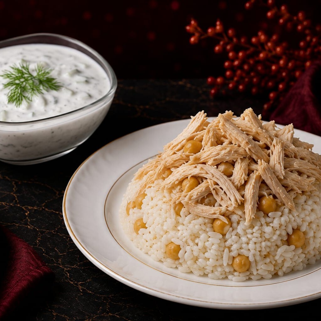 Tavuklu Pilav & Cacık Menü