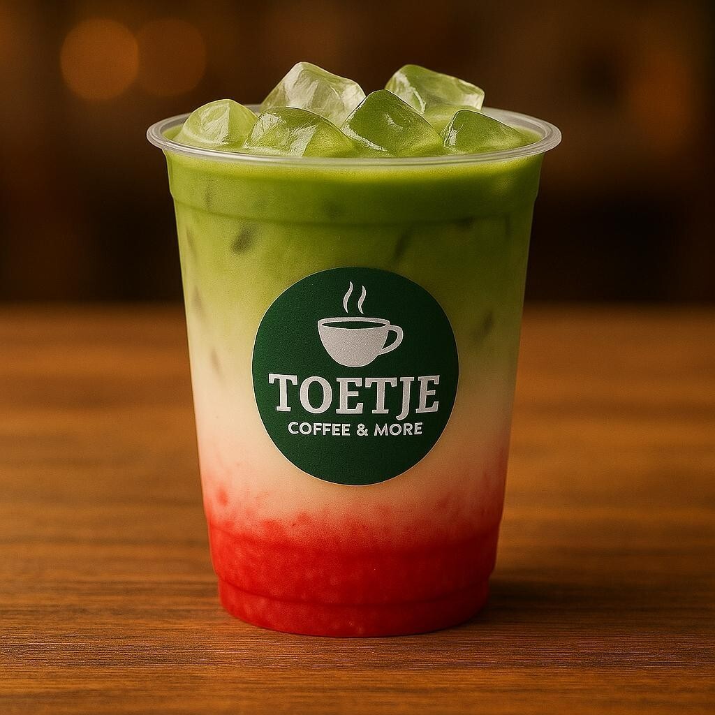 Strawberry Matcha Latte