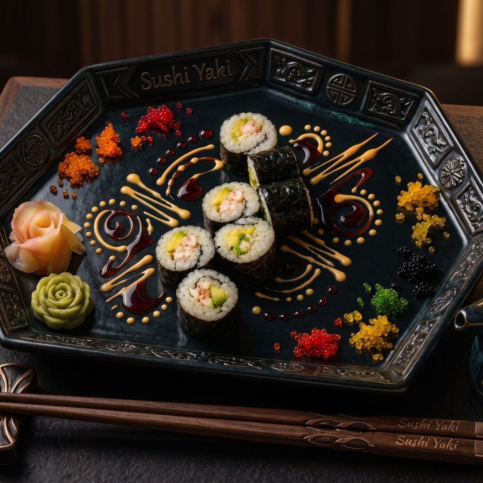 188- Avokado Ebi Maki Roll (6 Pcs.)