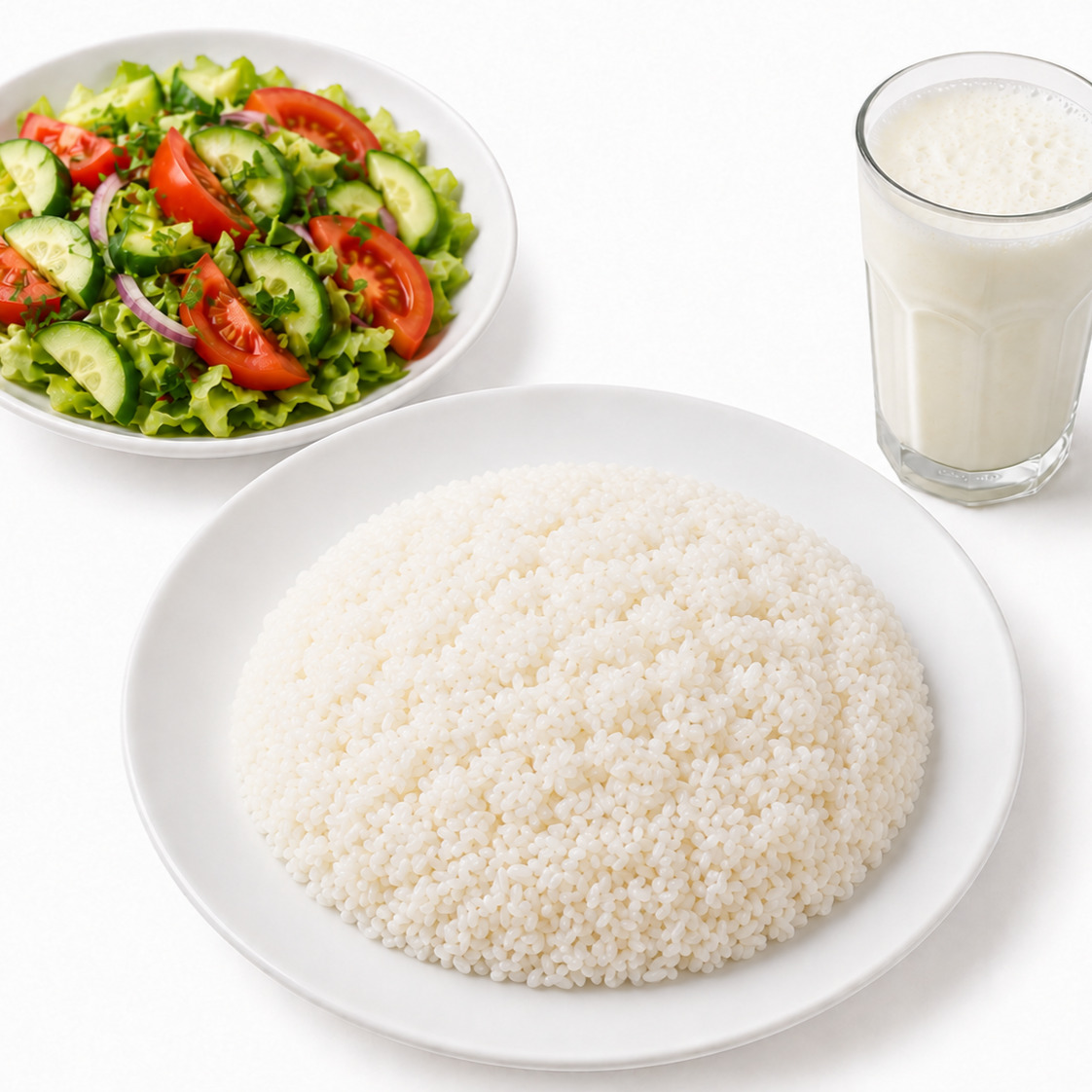 Pirinç Pilav & Salata & Ayran 20 cl